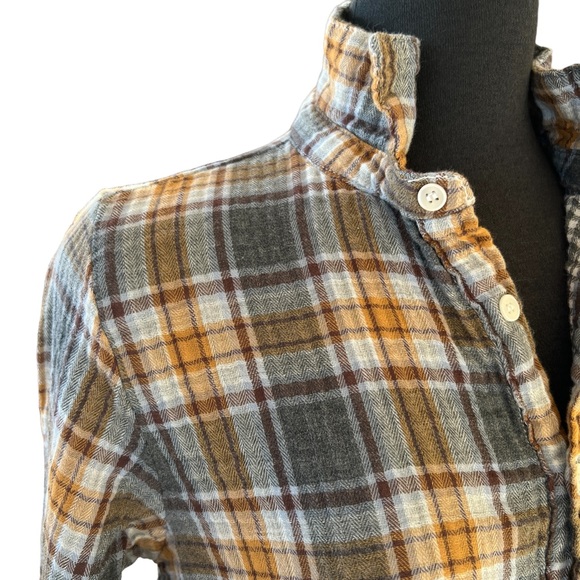 CP Shades Romy in Double Cotton -Plaid Pop Over A Line Size Small - Picture 2 of 9